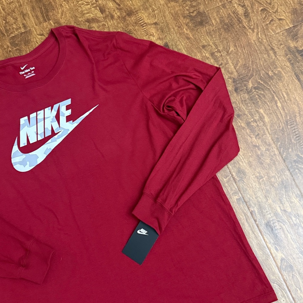 Nike Team Crimson Long Sleeve Tee Size XXL - Picture 4 of 17